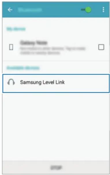 SAMSUNG EORG920A - Друго устройство Чукнете Samsung Level Link от списъка. - 1