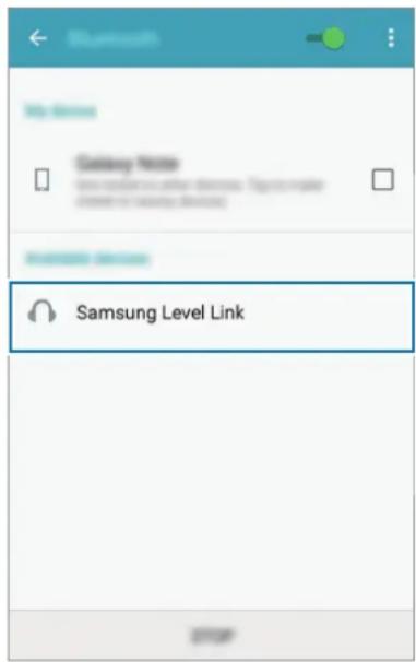 SAMSUNG EORG920A - Inne urządzenie Naciśnij pozycję Samsung Level Link na liście. - 1