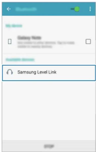 SAMSUNG EORG920A - Outro dispositivo Toque em Samsung Level Link da lista. - 1
