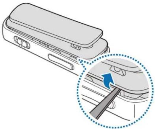SAMSUNG EORG920A - De batterij verwijderen (niet-verwisselbaar type) - 2