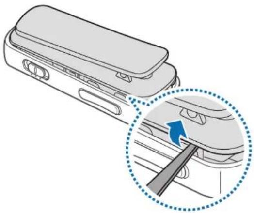 SAMSUNG EORG920A - Az akkumulátor eltávolítása (nem eltávolítható típusnál) - 2