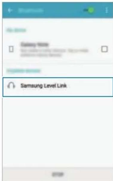 SAMSUNG EORG920B - Autre appareil Dans la liste, appuyez sur Samsung Level Link. - 1