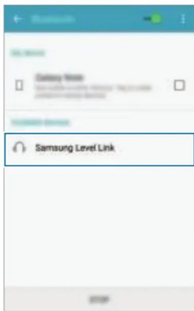 SAMSUNG EORG920B - Other device Tap Samsung Level Link from the list. - 1