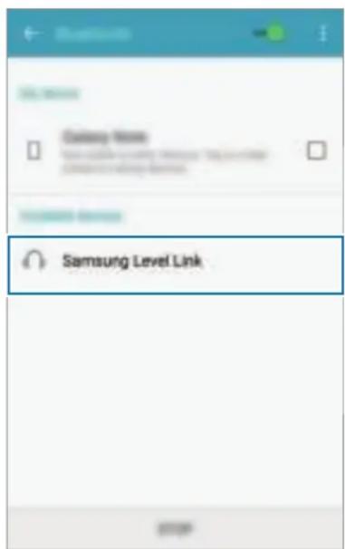 SAMSUNG EORG920B - 其他设备 从列表中点击 Samsung Level Link。 - 1