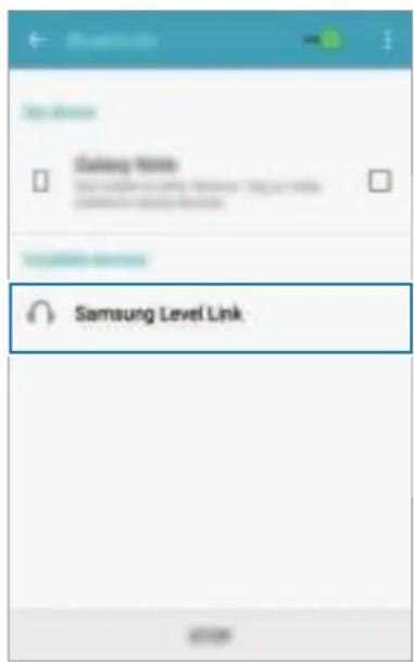 SAMSUNG EORG920B - 其他裝置 點擊選單中的 Samsung Level Link。 - 1