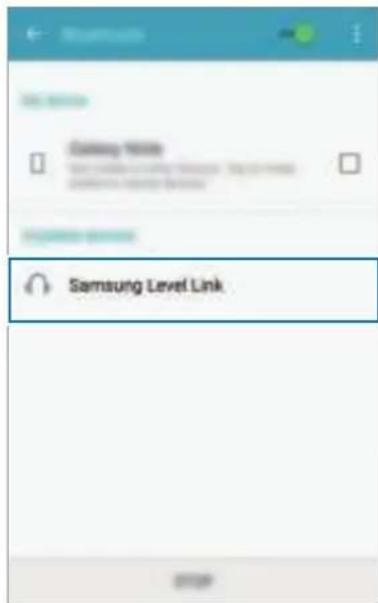 SAMSUNG EORG920B - Otro dispositivo Toque Samsung Level Link en la lista. - 1