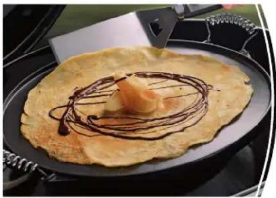 Outdoorchef 18.212.02 - CREPE MED PÄRER OG CHOKOLADESAUCE - 1