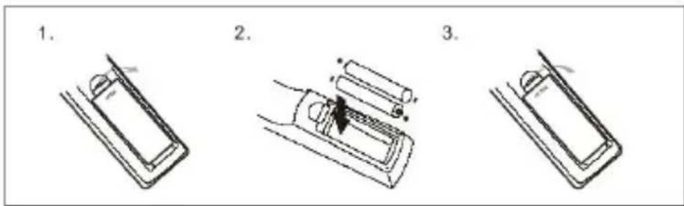 Trevi IP 365 - Instalación de las pilas: - 2