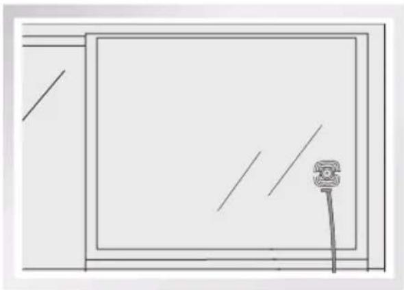 ECOVACS W830 - The Safety Pod MUST be placed on the inside of the window. - 1