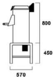 BARTSCHER A120186 - Dimensions d'encombrement - 6