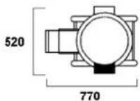 BARTSCHER A120186 - Dimensions d'encombrement - 7