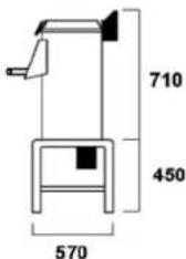 BARTSCHER A120186 - Dimensions d'encombrement - 4