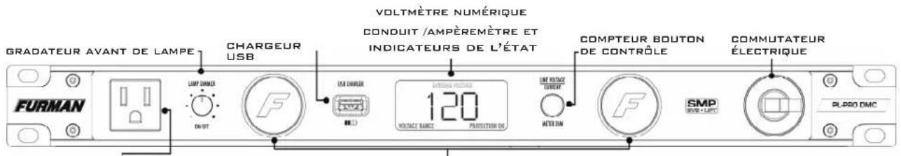 Furman PLPRO DMC - PL-PRO DMC PANNEAU AVANT - 1