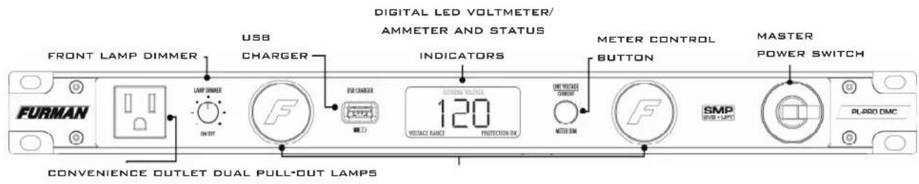 Furman PLPRO DMC - PL-PRO DMC FRONT PANEL - 1