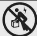 Tripp Lite SRDVRLB - Attention : N'essayez jamais de soulever ou d'installer sans aide. N'essayez pas de soulever l'enceinte seul. - 1