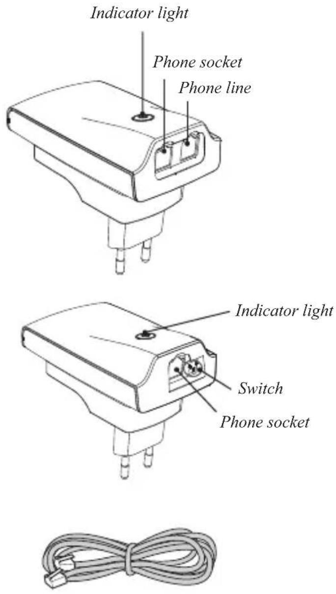 RTX Wireless Phone Jack - BOX CONTENTS: - 1