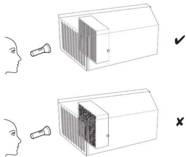 TROTEC DH 15 AX - Contrôle visuel de l'intérieur de l'appareil pour détecter des encrassements - 1