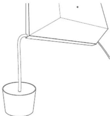 TROTEC DH 15 AX - Installer le flexible de vidange des condensats Indication : - 1