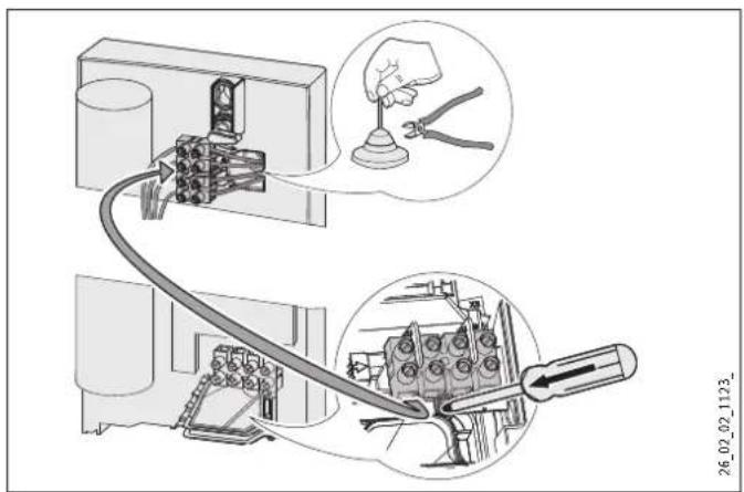 STIEBEL ELTRON DHE 21 SLi - Elektroanschluss Unterputz oben - 1