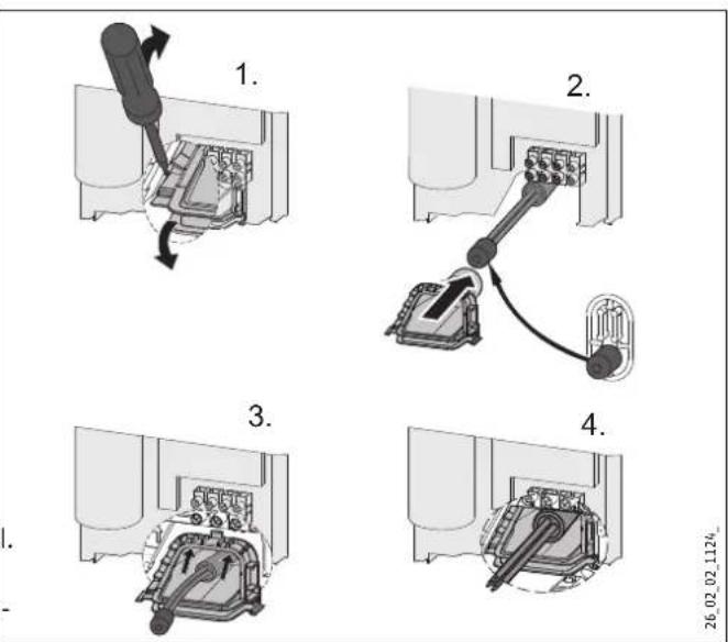 STIEBEL ELTRON DHBE 24 SLi electronic - Large conductor cross-section for electrical connection from below - 1