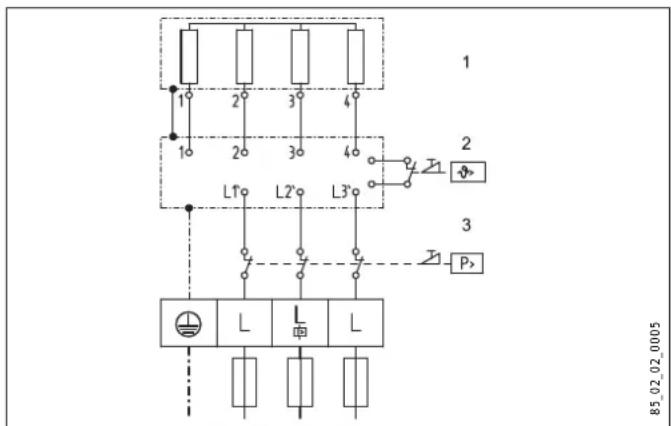STIEBEL ELTRON DHBE 24 SLi electronic - Schemat polaczenia elektrycznych - 1