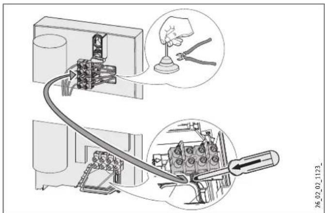 STIEBEL ELTRON DHBE 24 SLi electronic - Electrical connection from above on unfinished walls - 1