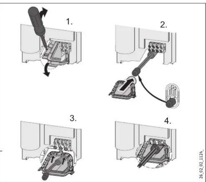 STIEBEL ELTRON DHBE 24 SLi electronic - Grote geleiderdoorsneden bij elektroraansluiting onder - 1