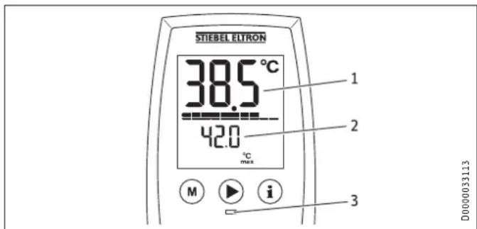 STIEBEL ELTRON DHE 18 SLi - Inlooptemperatuuraanwijzing - 1
