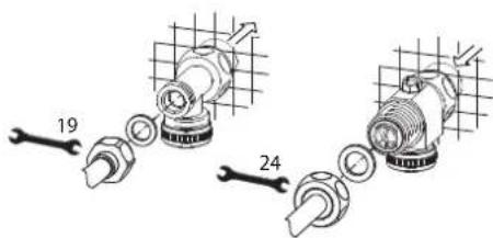 STIEBEL ELTRON DHE 18 SLi - Gerät montieren - 2