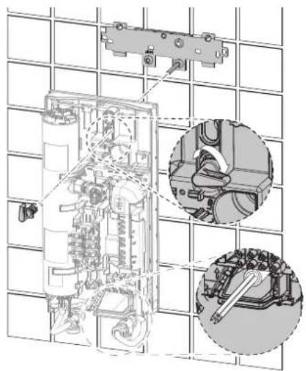 STIEBEL ELTRON DHE 18 SLi - Gerät montieren - 1