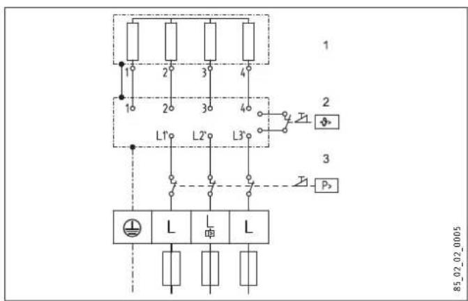 STIEBEL ELTRON DHBE 18 SLi 25A electronic - Schéma elektrického zapojení - 1