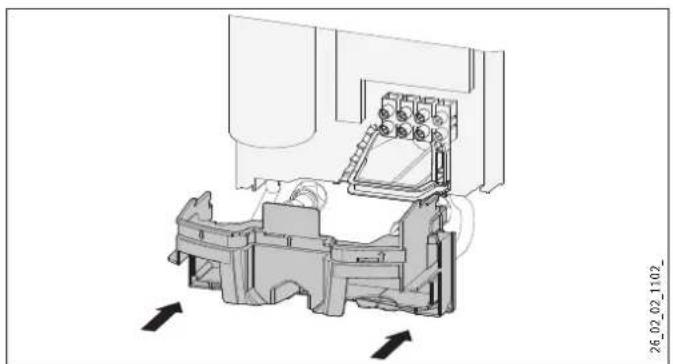 STIEBEL ELTRON DHBE 18 SLi 25A electronic - Montaż dolnej części tylnej ścianki - 1
