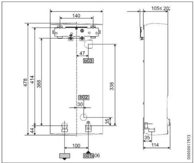 STIEBEL ELTRON DHBE 18 SLi 25A electronic - Données techniques - 1
