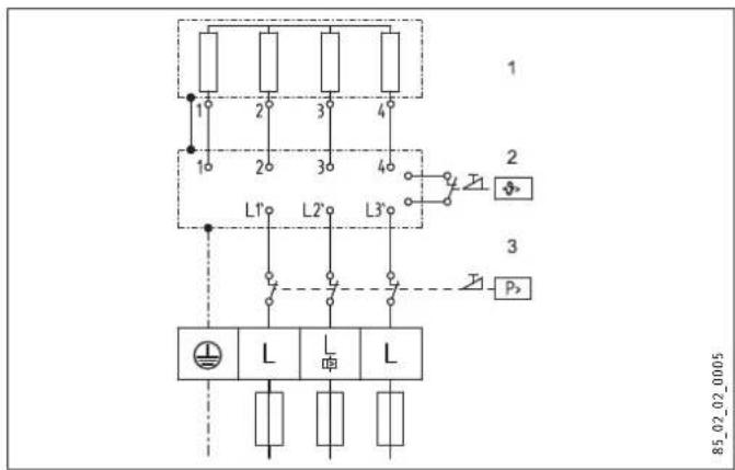 STIEBEL ELTRON DHBE 13 SLi electronic - Wiring diagram - 1