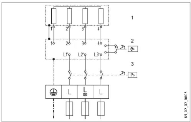 STIEBEL ELTRON DHBE 13 SLi electronic - Schemat połączeń elektrycznych - 1