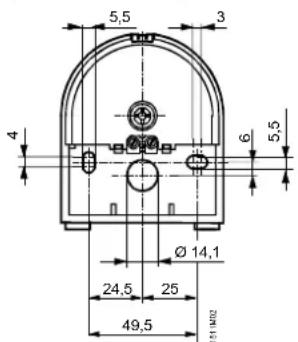 SIEMENS QAA 75.611 - Dimensions et schéma de découpe - 4