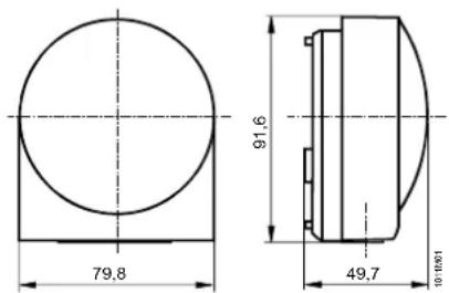 SIEMENS QAA 75.611 - Dimensions et schéma de découpe - 2
