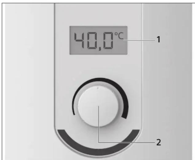 SIEMENS DE1518527M - Elementy obslugi i wskazania na wyświetlaczu - 1
