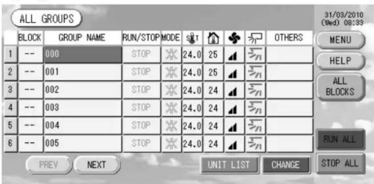 MITSUBISHI SCSL3NAAE - - ALL GROUPS Display - 1