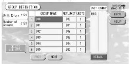 MITSUBISHI SCSL3NAAE - Group Definition (Definitio de Grupo) - 2