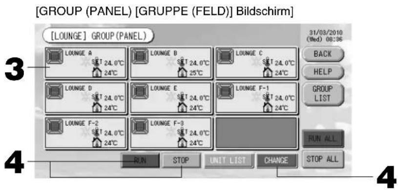 MITSUBISHI SCSL3NAAE - Einstellungen für den Gruppenbetrieb (Überwachung Gruppenstatus) - 1