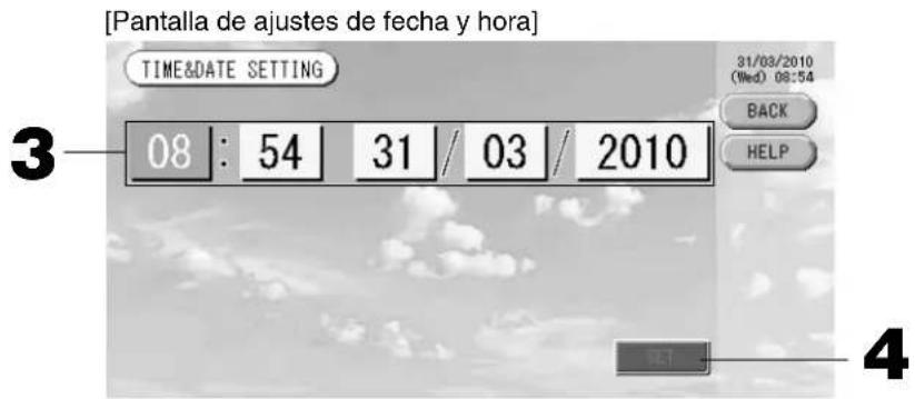 MITSUBISHI SCSL3NAAE - Ajuste de fecha y hora - 1