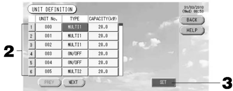 MITSUBISHI SCSL3NAAE - ① Geratedefinition - 1
