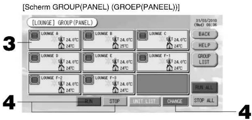 MITSUBISHI SCSL3NAAE - Werkinstellungen groep (Groepsstatus bewaken) - 1