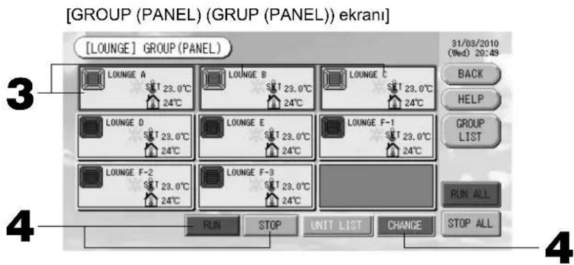 MITSUBISHI SCSL3NAAE - Birden Fazla Grubu Çalıstirma Ayarları - 2