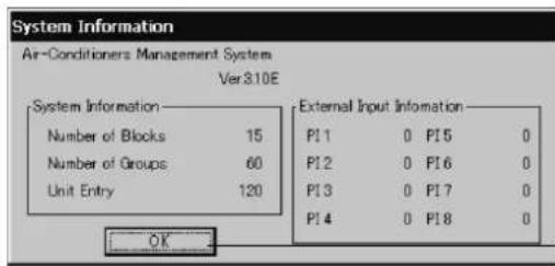 MITSUBISHI SCSL3NAAE - System Information (Informações do Sistema) - 1