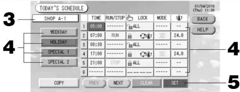 MITSUBISHI SCSL3NAAE - Schedule Setting (Defiência de Programa) - 3