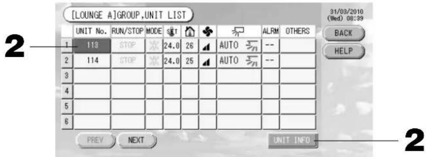 MITSUBISHI SCSL3NAAE - Visualizzazione di informazioni dettagliate sull'unità - 1