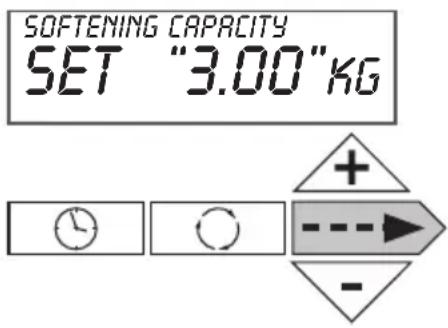 Atag Descale - d) Operating mode, cycle time, capacity, reserve type settings, service alarm – installer and manufacturer setting - 8