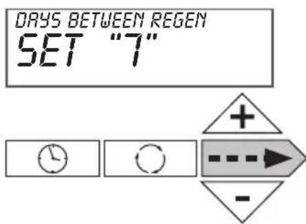 Atag Descale - c) Instelling van de Hardheid, de Geforceerde regeneratie en het Regeneratietijdstip – Niveau ervaren gebruiker & installateur - 3